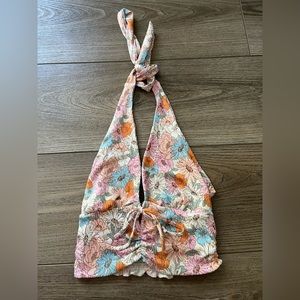 Lelis Halter Flower Top